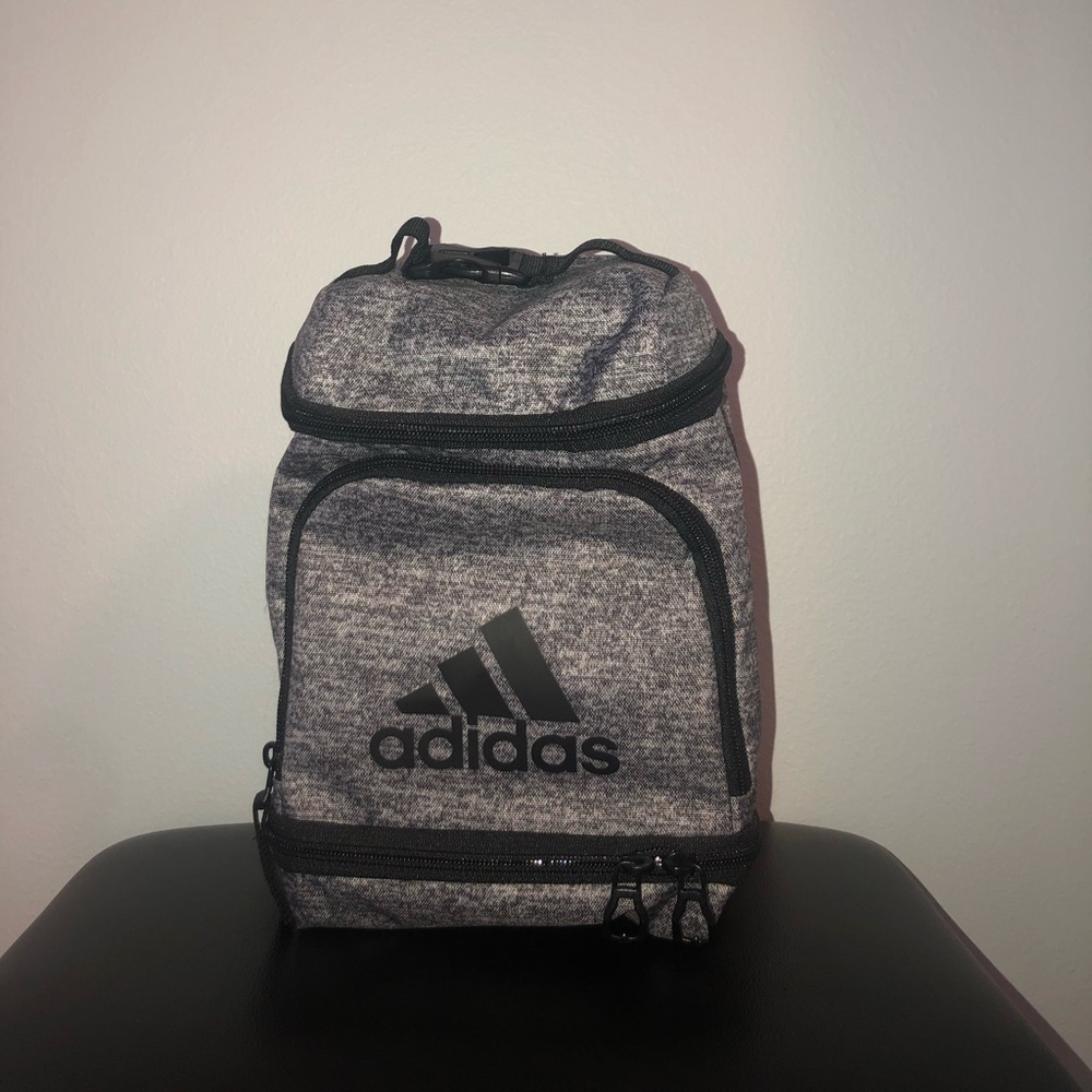 Gray and black adidas box!